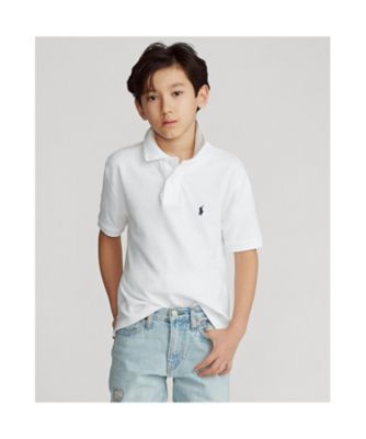 ボーイズ 8才～20才）コットン メッシュ ポロシャツ