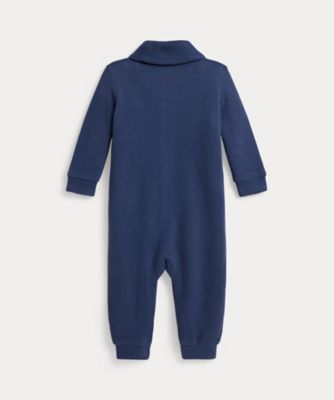 POLO RALPH LAUREN カバーオール ベビー）フリース ショールカラー カバーオール【返品不可商品