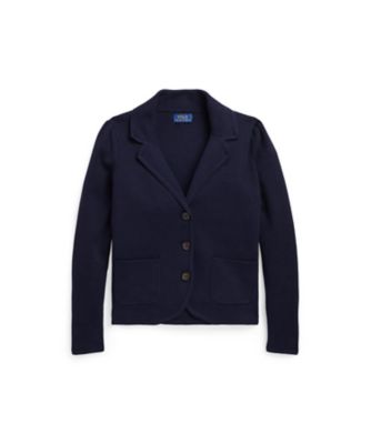 POLO RALPH LAUREN ニット コットンブレザー　ジャケット ガールズ 7才～16才）ニット コットン ブレザー