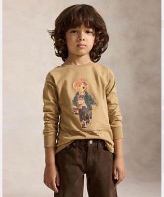Poloベア ポロベア コットン ロングスリーブ Tシャツ ボーイズ 2才～7才）Polo ベア コットン ロングスリーブ T