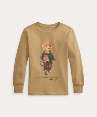 ボーイズ 2才～7才）Polo ベア コットン ロングスリーブ T