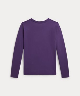 ガールズ 7才～16才）Polo ベア コットン ロングスリーブ T