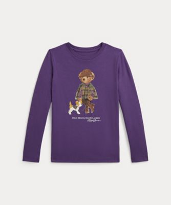 ガールズ 2才～6才）Polo ベア コットン ロングスリーブ T
