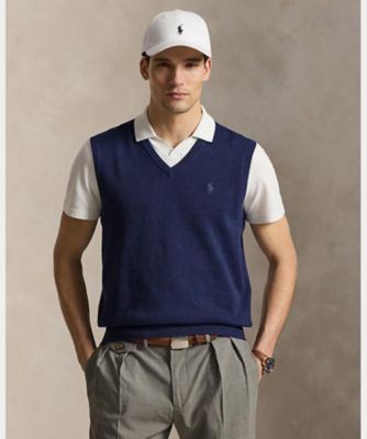 POLO GOLF）パフォーマンス コットンブレンド セーター ベスト
