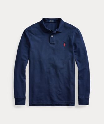 Ralph Lauren ポロシャツ スリムフィット カスタム スリム フィット メッシュ ポロシャツ