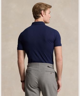 Ralph Lauren ポロシャツ スリムフィット カスタム スリム フィット ストレッチ メッシュ ポロシャツ