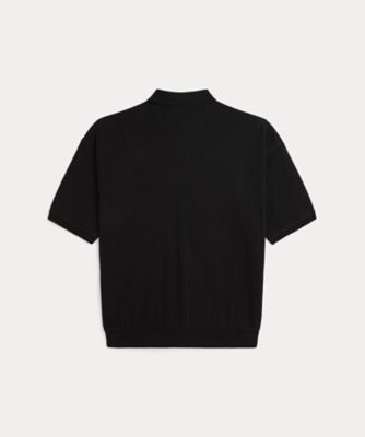 リラックス フィット メッシュ ポロシャツ