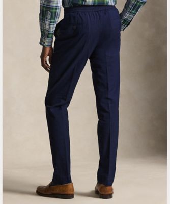 ナ*堂様 イタリア製Polo Ralph Laurenシアサッカーダブルスーツ3 シアサッカー スーツ トラウザー（MNPOTRO27620325