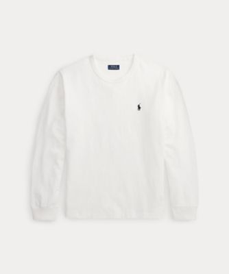 リラックス フィット ジャージー ロングスリーブ Tシャツ