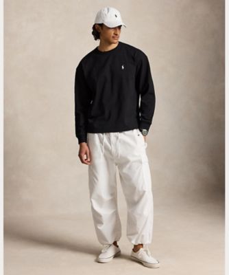 リラックス フィット ジャージー ロングスリーブ Tシャツ