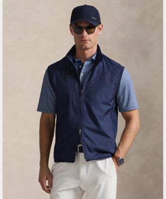 新品】RLX ラルフローレン ゴルフ フルジップベスト L ネイビー 新品