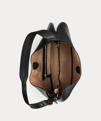 Polo ID カーフスキン ラージ ショルダー バッグ