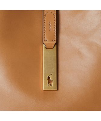 Polo ID ミディアム レザー ショルダー バッグ