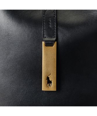 Polo ID ミディアム レザー ショルダー バッグ