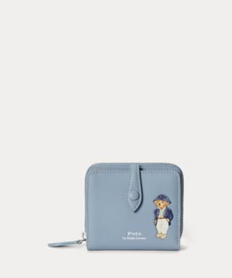 POLOラルフローレン　ベア　ウォレット Polo ベア レザー コンパクト ウォレット