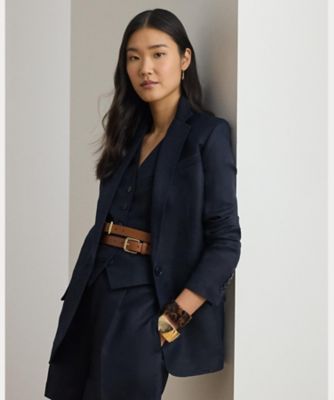 いわちゃん専用　ローレンラルフローレン　テーラードジャケット　リネン混　M LAUREN RALPH LAUREN (Women)のテーラードジャケット | レディース
