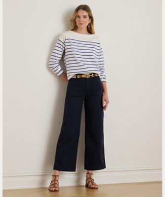 RRL ダブルアールエルクロップドワイドチノパンツ ストレッチ チノ ワイドレッグ クロップド パンツ