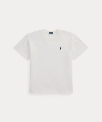 コットン ジャージー クルーネック Tシャツ