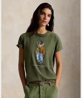 Polo ベア コットン ジャージー Tシャツ