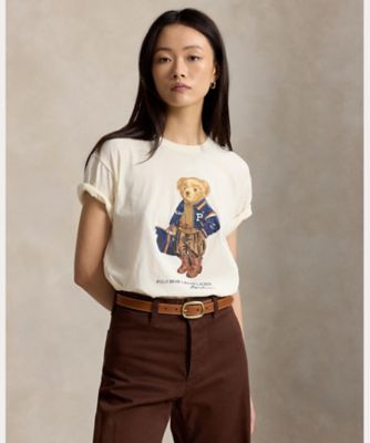 ＜POLO RALPH LAUREN WOMENS (Women)＞Ｐｏｌｏ　ベア　コットン　ジャージー　Ｔシャツ（ＷＭＰＯＫＮＩＮＣＵ２１３３５）