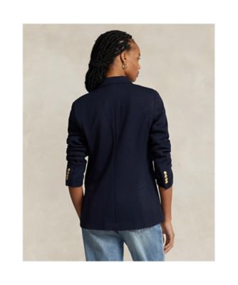 POLO RALPH LAUREN ニット ダブルブレステッド ブレザー 黒 ニット ダブルブレステッド ブレザー（WMPOOTWN5V20207