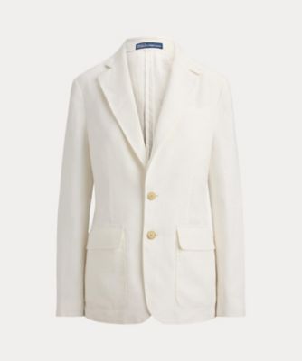 シングルブレステッド リネン ブレザー