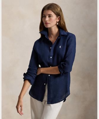 Polo by Ralph Lauren（ポロ・ラルフローレン）リネンシャツ クラシック フィット リネン シャツ（WMPOSHTNDO21182