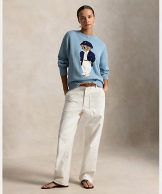 Polo ベア オーバーサイズ コットン セーター