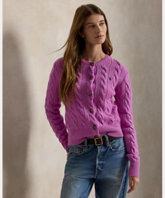ピンク系 POLO RALPH LAUREN WOMENS (Women)のカーディガン