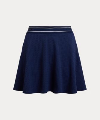 RLX Ralph Lauren ケーブルモチーフ Aライン スコート RLX）ケーブルモチーフ Aライン スコート