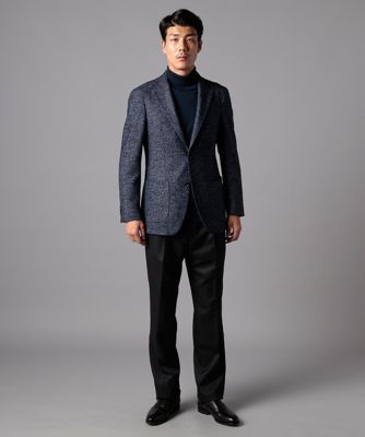 ネイビーリングミックスチェックジャケット（１１０４４０４２１２） | D'URBAN (Men)/ダーバン | 三越伊勢丹オンラインストア・通販【公式】