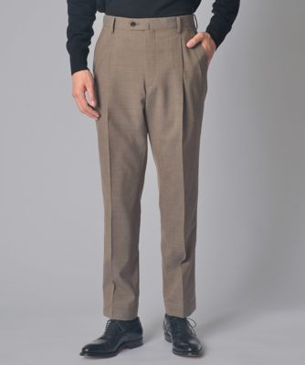 ＜D’URBAN (Men)＞ウールテーパードドレスパンツ（２プリーツ）（１１０５２４３５０３）