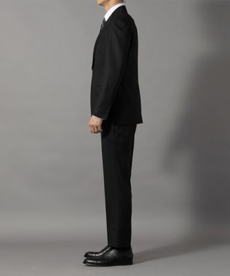 極美品 iCB パンツスーツセットアップ ブラック シャドーストライプ 13号 ダーバン D'URBAN ブラックシャドーストライプスーツ