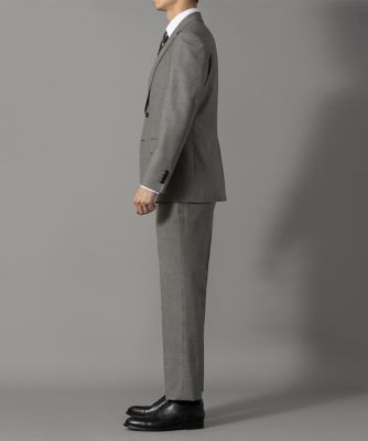 【未使用】UNITED ARROWS スーツ XLサイズ シルク混 千鳥柄 Active r．a．s．o．】マイクロ千鳥柄スーツ