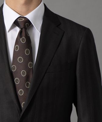 D'URBAN (Men)/ダーバン ダーバン D'URBAN ブラウンヘリンボンスーツ(1105400028) 89_コゲチャ 【三越伊勢丹/公式】