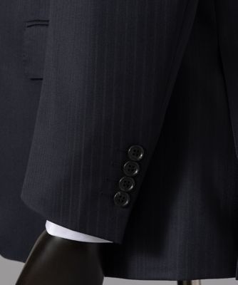 ダーバン D'URBAN ネイビーシャドーストライプスーツ