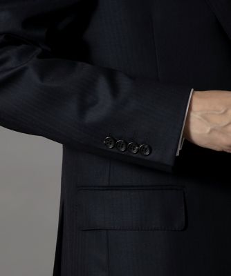 ダーバン D'URBAN r．a．s．o． ネイビーシャドーストライプ