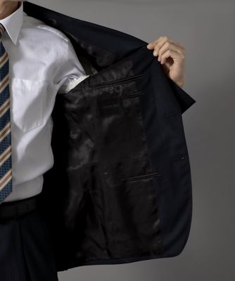 ダーバン D'URBAN r．a．s．o． ネイビーシャドーストライプ