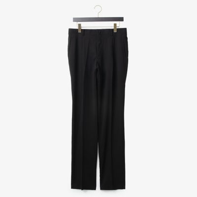 WEB限定】【ストレッチ ／ ウォッシャブル可】ワンタックスラックス