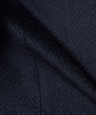 4Lサイズ✨ダーバン☆アンゴラウール チェスターコート ロングコート　ブラック ウールアンゴラヘリンボンチェスターコート（ロングレングス