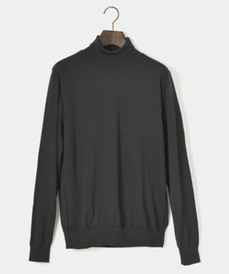 【KRIS VAN ASSCHE】グレー グラデーション タートルネックニット ハニカムタートルネックニット｜MEN｜251HAC70-024I｜AZUL BY