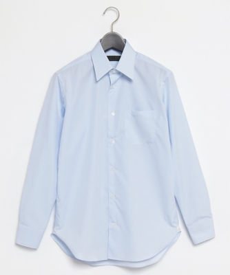 【Graphpaper】シャツ ブロード レギュラー サックスブルー袖丈長袖