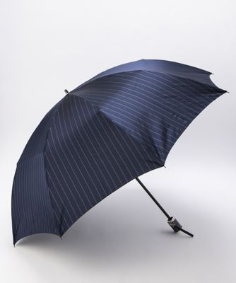 【ＷＥＢ限定】チョークストライプ折り畳み傘（晴雨兼用）（１６０４５９６００２）