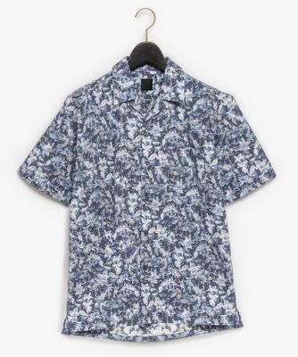 ＜D’URBAN (Men)＞カモフラワープリントシャツ（ショートスリーブ）（１６０５２２２５５６）