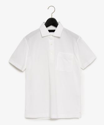 ＜D’URBAN (Men)＞スーピマシルケット鹿の子ポロシャツ（ショートスリーブ）（１６０５２７４００７）