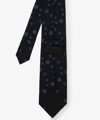 ダーバン D'URBAN ネイビーマルチドットネクタイ