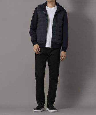 【送料無料】D'URBAN (Men)/ダーバン ダーバン D'URBAN コンビフーデッドダウンジャケット(1605412021) 39_ネービーブルー コート・ジャケット【三越伊勢丹/公式】