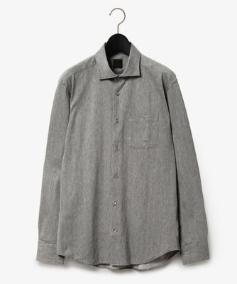 D'URBAN (Men)/ダーバン ダーバン D'URBAN ネル調デニムライクジャージーシャツ(1605421210) 94_グレー トップス【三越伊勢丹/公式】