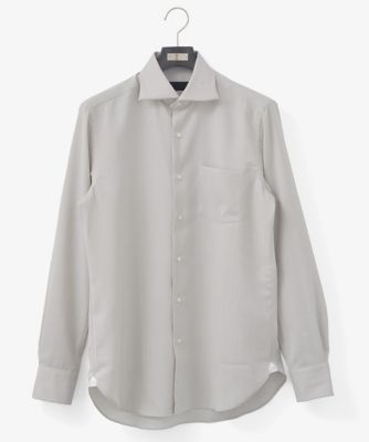 D'URBAN (Men)/ダーバン ダーバン D'URBAN【向井理さん着用商品】Zealベージュ無地ドレスシャツ(1605421239) 82_ライトベージュ トップス【三越伊勢丹/公式】