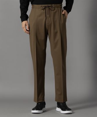 D'URBAN (Men)/ダーバン ダーバン D'URBAN ツイル無地キャメルテーパードパンツ(セパレーツ)(1プリーツ)(1605440007) 86_チャイロ パンツ・ズボン【三越伊勢丹/公式】